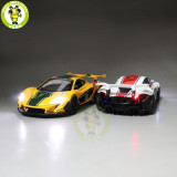 1/32 CAIPO MCLAREN P1 GTR 2014 Racing Series Diecast Model CAR Toys for kids children Pull Back Sound Lighting gifts