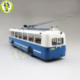 1/43 Classic Ziu-5 Soviet Union Russia Trolleybus City bus Diecast model Car Bus toys kids gifts