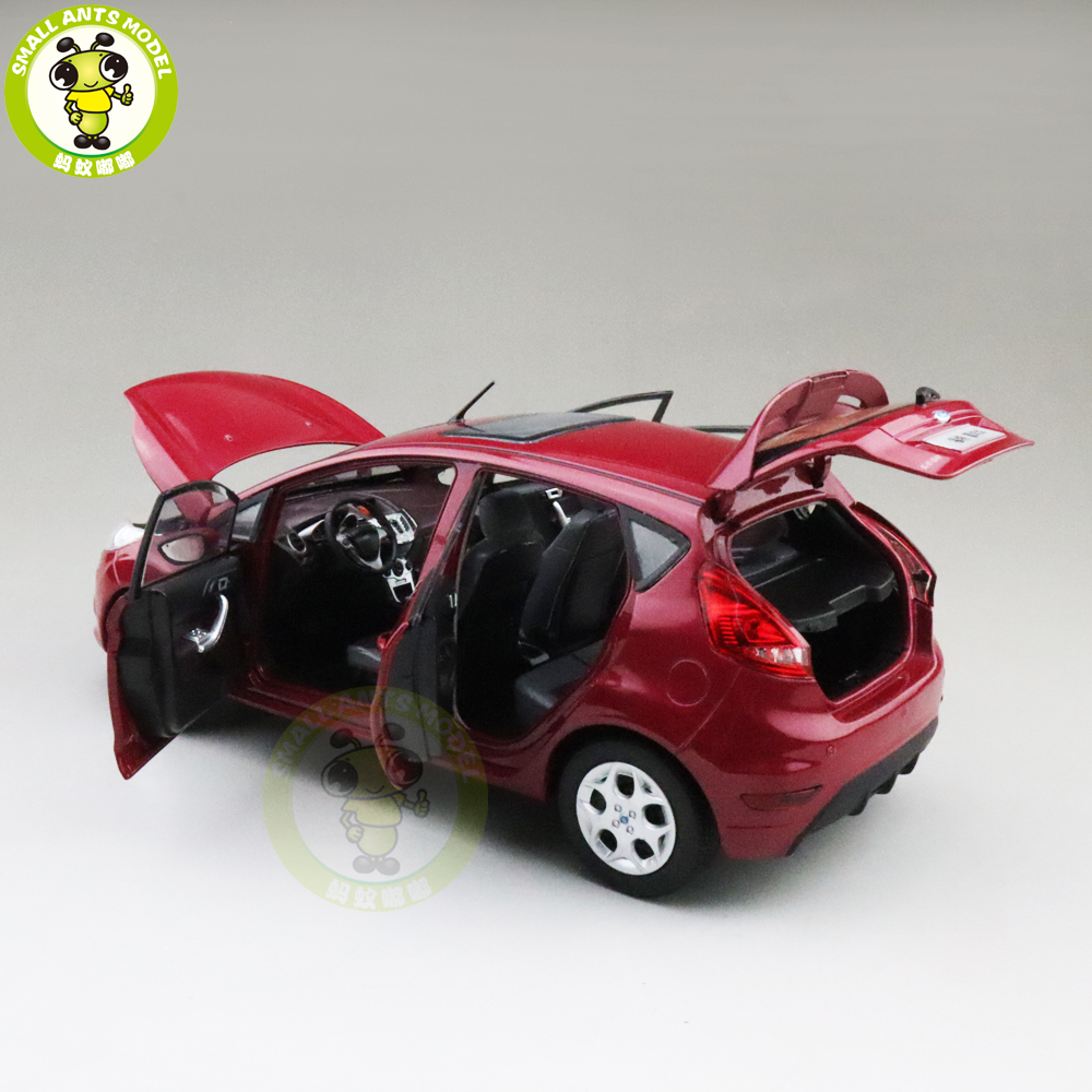 1/18 Ford FIESTA 2011 diecast car model Toys Boy Girl Gifts Red 