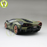 1/18 Lamborghini Sian FKP 37 Bburago 11046 Diecast Model Car Toys Boys Girls Birthday Gifts