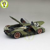 1/18 Lamborghini Sian FKP 37 Bburago 11046 Diecast Model Car Toys Boys Girls Birthday Gifts