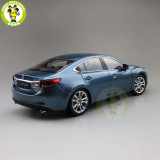 1/18 Mazda 6 ATENZA Diecast Car Model Toy for kids Boy Girl Gift Collection White