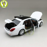 1/18 Benz Maybach S CLASS S600 2016 Almost Real Diecast Model Car Toys Gifts