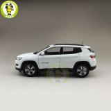 1/18 Jeep Compass Fiat Chrysler Diecast Metal Car Suv Model Collection Gift White