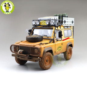 1/18 Almost Real Land Rover Defender 90 Camel Trophy Malaysia Borneo 1985 Diecast Model Car Suv Gifts