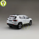 1/18 Jeep Compass Fiat Chrysler Diecast Metal Car Suv Model Collection Gift White