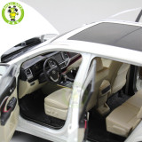 1:18 Toyota Highlander 2015 Diecast SUV Car Model White Color