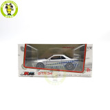 1/32 Nissan GT-R GT R R34 JKM Diecast Model Racing Car Toys Boys Kids Gifts