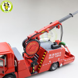 1/43 JIEDA ISUZU Fully Automatic Boost Pumper Fire Truck Diecast Model Toys Car Truck Gifts