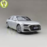 1/18 Audi A8 A8L 2017 Norev 188366 188367 Diecast Model Car Toy Gifts For Father Husband Boyfriend