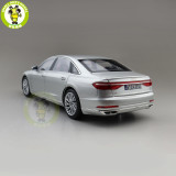 1/18 Audi A8 A8L 2017 Norev 188366 188367 Diecast Model Car Toy Gifts For Father Husband Boyfriend