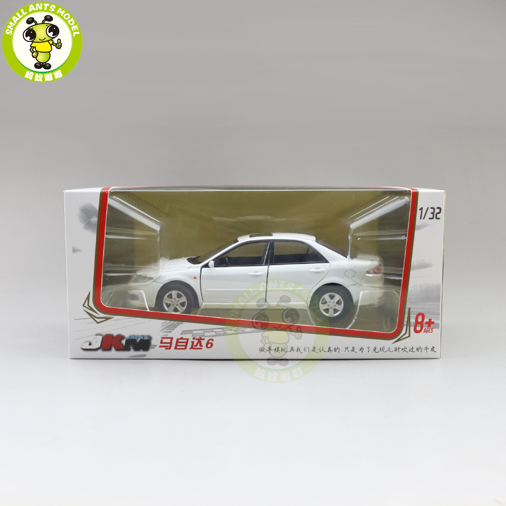 1/32 JACKIEKIM MAZDA 6 jkm Diecast Model CAR Toys for kids children Sound Lighting gifts - Shop