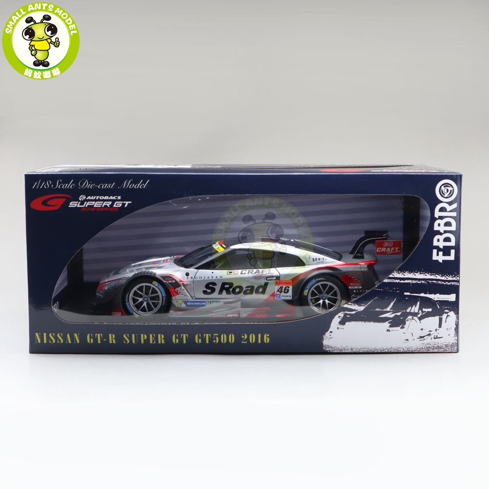 1/18 EBBRO 81046 Nissan GTR GT-R Super GT GT500 2016 Rd.1 Okayama