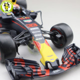 1/18 BBURAGO 18002 Red Bull Racing TAG Heuer RB13 Max Verstappen Diecast Model Car Toys Boys Girls Gifts