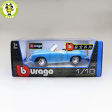 1/18 1961 Porsche 356B Cabriolet Bburago 12025 Diecast Model Toys Car Gifts Blue