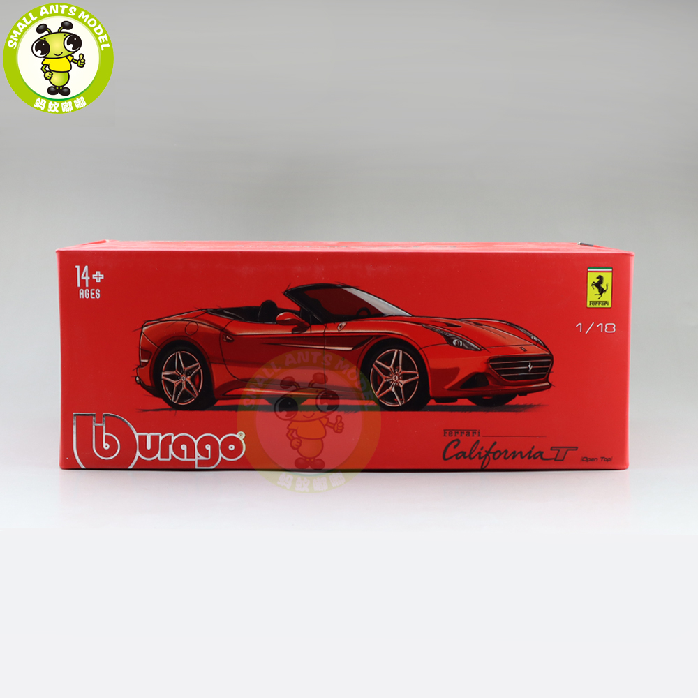 1/18 Ferrari Signature California T Open Top Bburago 16904 Diecast