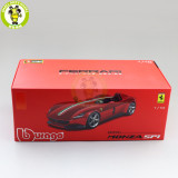 1/18 Ferrari MONZA SP1 Bburago 16909 Diecast Model Racing Cars Toys Gifts