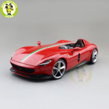 1/18 Ferrari MONZA SP1 Bburago 16909 Diecast Model Racing Cars Toys Gifts