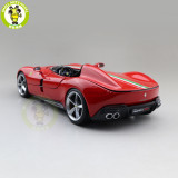 1/18 Ferrari MONZA SP1 Bburago 16909 Diecast Model Racing Cars Toys Gifts