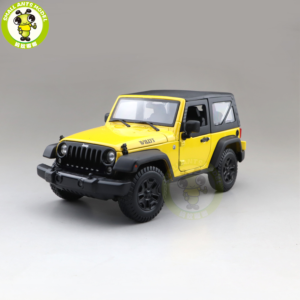 Maisto 1:18 Jeep Wrangler (10-31676-metallic yellow) diecast car model