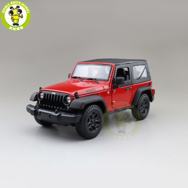 1/18 JEEP WRANGLER WILLYS 2014 Maisto 31676 Diecast Model Car Toys Boys Girls Gifts