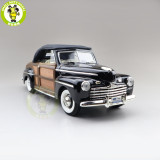 1/18 1946 Ford Sportsman Road Signature Diecast Model Toys Car Boys Girls Gifts