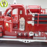 1/24 1958 Seagrave Model 750 FIRETRUCK Road Signature Diecast Model Toys Car Truck Boys Girls Gifts