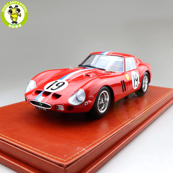 1/18 Ferrari 250 GTO 1962 LeMans No.19 Handmade Resin Model Toys Car Collection