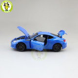 1/32 JKM Subaru BRZ Racing Car With Lights Diecast Model Toys Car Boys Girls Gifts