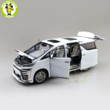 1/18 KENGFAI Toyota Vellfire MPV LHD And RHD Diecast Model Toys Car Adult Gifts White