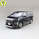 1/18 KENGFAI Toyota Vellfire MPV LHD And RHD Diecast Model Toys Car Adult Gifts Black