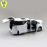 1/18 KENGFAI Toyota Vellfire MPV LHD And RHD Diecast Model Toys Car Adult Gifts White
