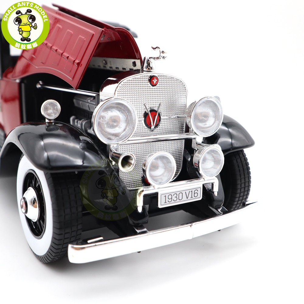 1/18 US GM Cadillac V16 1930 Diecast Model Toys Car Boys