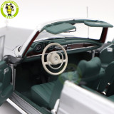 1/18 Mercedes Benz 280SE Cabriolet 1969 Norev 183761 Diecast Model Toys Car Boys Girls Gifts