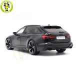 1/18 Audi RS 6 RS6 C8 Avant KILO WORKS Diecast Model Toy Cars Boys Girls Gifts