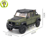 1/18 Benz Brabus G800 Adventure XLP 2020 Pickup Truck Almost Real Diecast Model Toy Cars Boys Girls Gifts