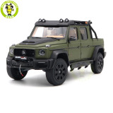 1/18 Benz Brabus G800 Adventure XLP 2020 Pickup Truck Almost Real Diecast Model Toy Cars Boys Girls Gifts