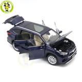 1/18 Toyota Highlander 2021 Diecast Model Toy Car Boys Girls Gifts