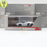 1/64 KENGFAI Audi R8 2021 Spyder And Coupe Performance Diecast Model Toys Car Boys Girls Gifts