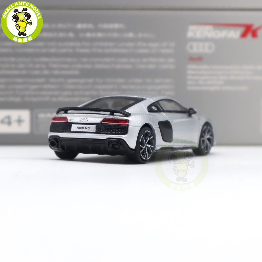 1/64 KENGFAI Audi R8 2021 Spyder And Coupe Performance Diecast Model Toys  Car Boys Girls Gifts - Shop cheap and high quality KENGFAI Car Models Toys  - Small Ants Car Toys Models