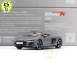 1/64 KENGFAI Audi R8 2021 Spyder And Coupe Performance Diecast Model Toys Car Boys Girls Gifts