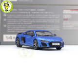 1/64 KENGFAI Audi R8 2021 Spyder And Coupe Performance Diecast Model Toys Car Boys Girls Gifts