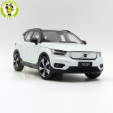 1/18  Volvo XC40 Recharge Electric Car Diecast Model Toy Car Boys Girls Gifts