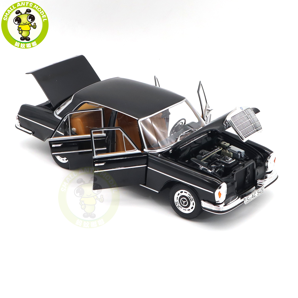 NOREV 183762 Mercedes-Benz 280SE 1968 Black 1/18