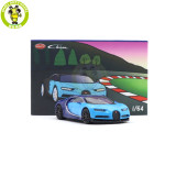 1/64 JKM Bugatti Chiron Diecast Model Toys Supercar Car Boys Girls Gifts