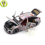 1/18 Audi RS 6 RS6 C8 Avant F14 Jolly Rogers And KaiKai KiKi Dazzling Circus KILO WORKS Diecast Model Toy Cars Boys Girls Gifts