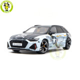 1/18 Audi RS 6 RS6 C8 Avant F14 Jolly Rogers And KaiKai KiKi Dazzling Circus KILO WORKS Diecast Model Toy Cars Boys Girls Gifts
