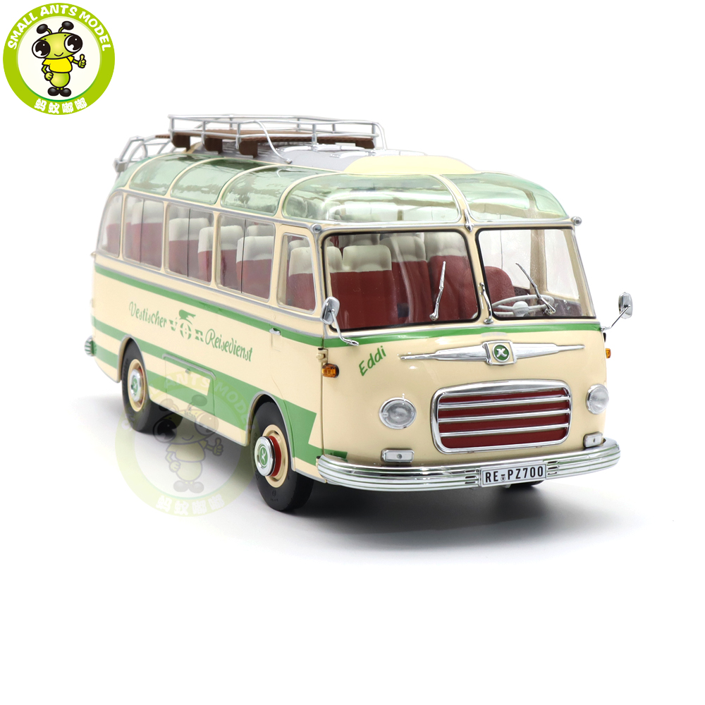 Kässbohrer Setra S6 ミニカー Schuco製 赤と白 Setra - S6 Kassbohrer Fischer 1955 - Schuco - 1/18 - Autos