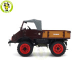 1/18 Schuco Benz Unimog U401 Mit Softtop Truck Pickup Diecast Model Toys Cars Boys Girls Gifts