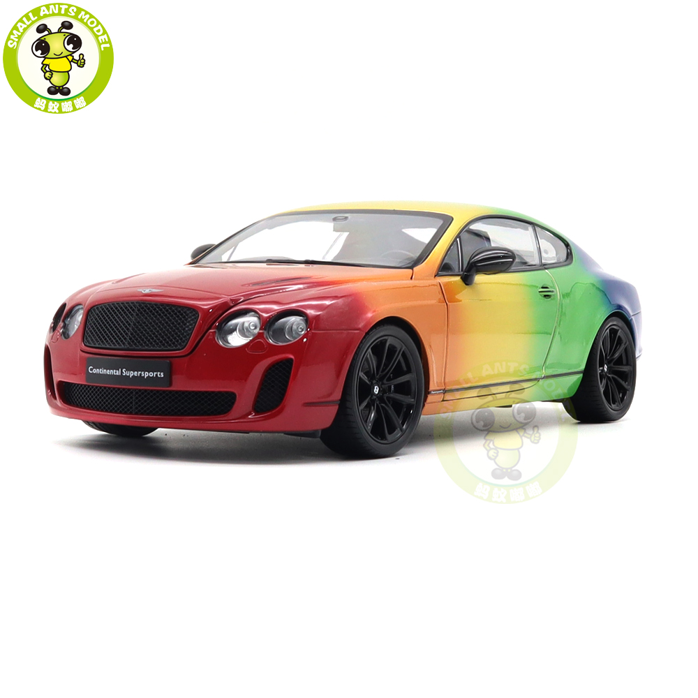 34-1 39 Gold Welly Bentley Continental Supersports Model Car Miniature Car Licensed Product 1 